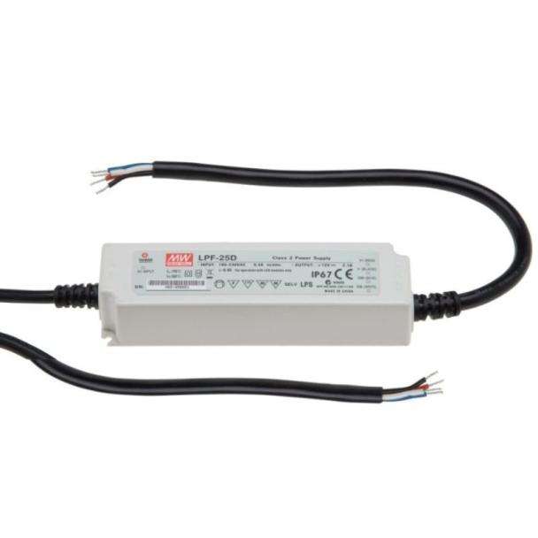 MEAN WELL LPF-25D-24 24V 25W 1-10V Dimmable LED Driver